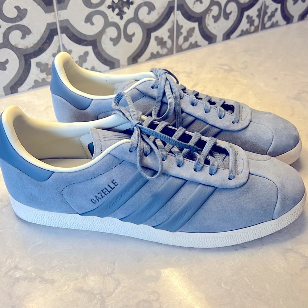 Adidas Gazelles Blue Suede